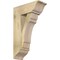 Ekena Millwork Olympic Traditional Rough Sawn Bracket w/ Offset Brace, Douglas Fir, 8"W x 20"D x 32"H BKT0806X20X32OLY01RDF - alternate 1
